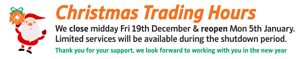 Scorpion Technical Services - Christmas Trading Hours